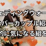 「ウェディングウォーズ」 メンバーカップル紹介！個人的に気になる組を紹介