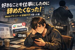 好きなことを仕事にしたのに辞めたくなった！Webデザイナーが退職代行を使った話