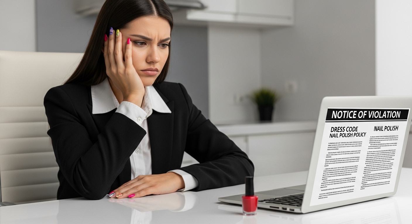 ネイル禁止の会社を辞められなかった