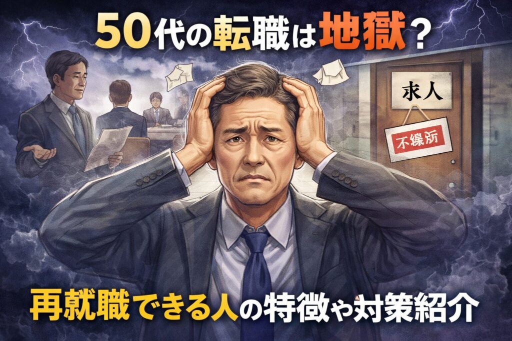 50代の転職は地獄?再就職できる人の特徴や対策紹介