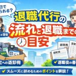 退職代行を使うと何日で退職できる？依頼後の流れや会社への返却物を解説
