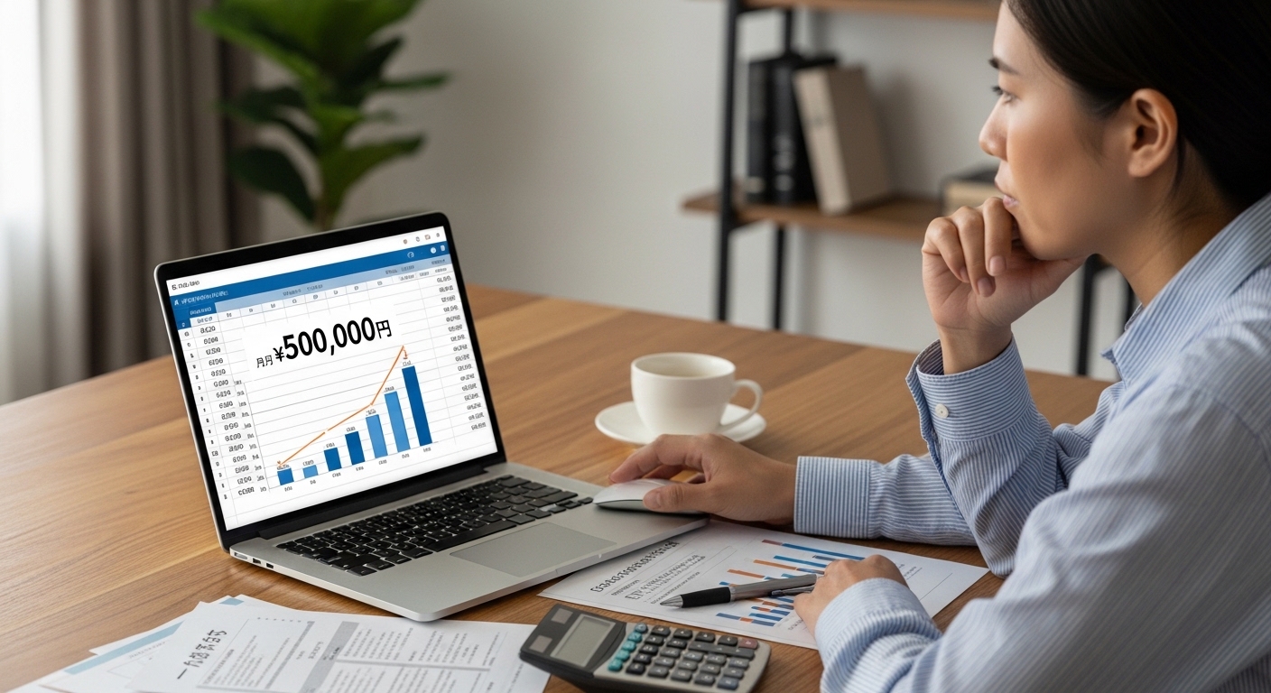 45歳で月収50万は低い?年収のリアルと判断基準