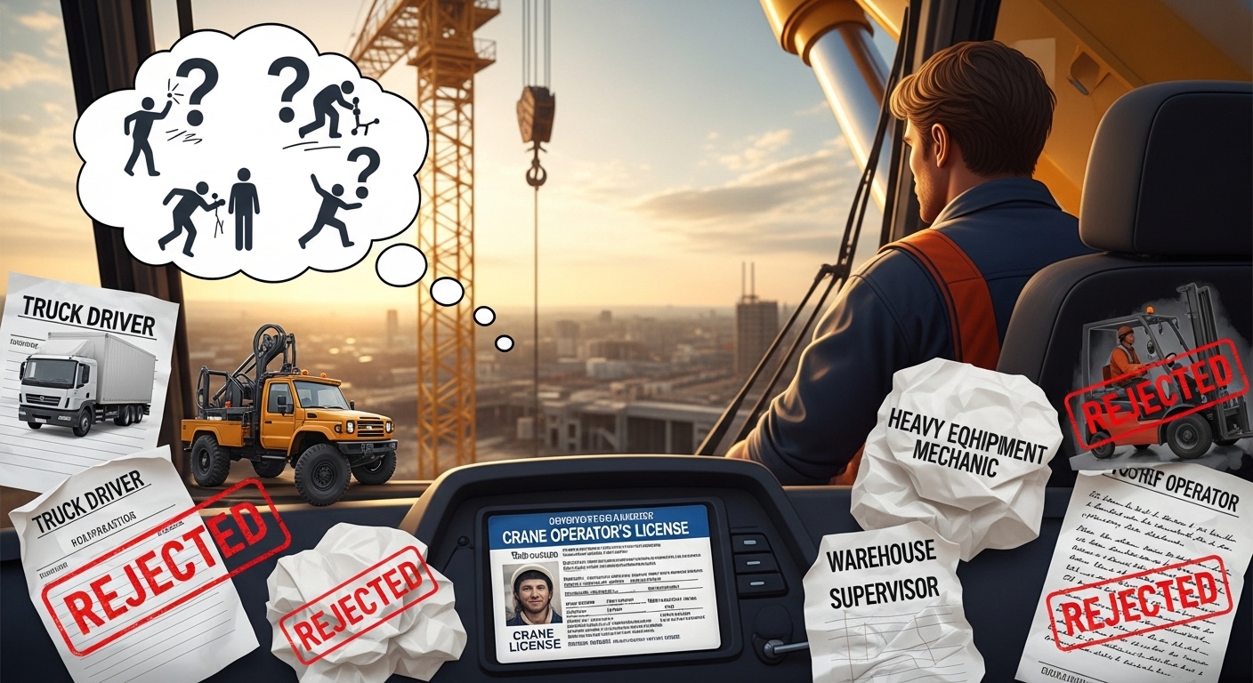 45歳未経験でもクレーン転職は可能？資格と現実を解説