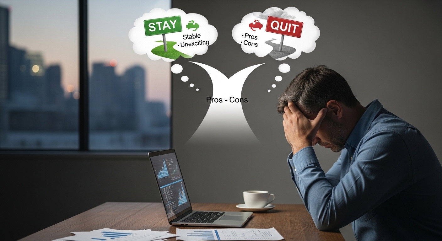 45歳で転職失敗した時の対処法｜辞めるか続けるかの判断基準を解説