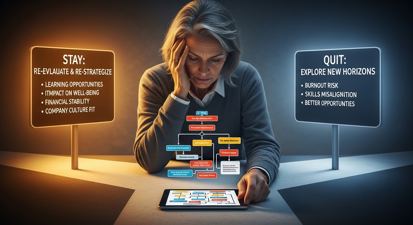 45歳で転職失敗した時の対処法｜辞めるか続けるかの判断基準を解説