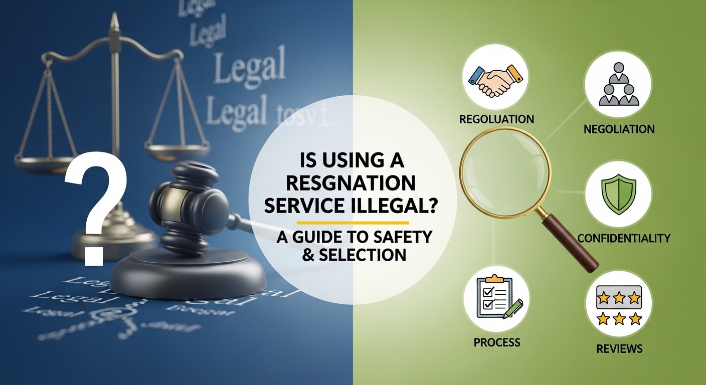 退職代行は違法？安全性とおすすめの選び方をわかりやすく解説