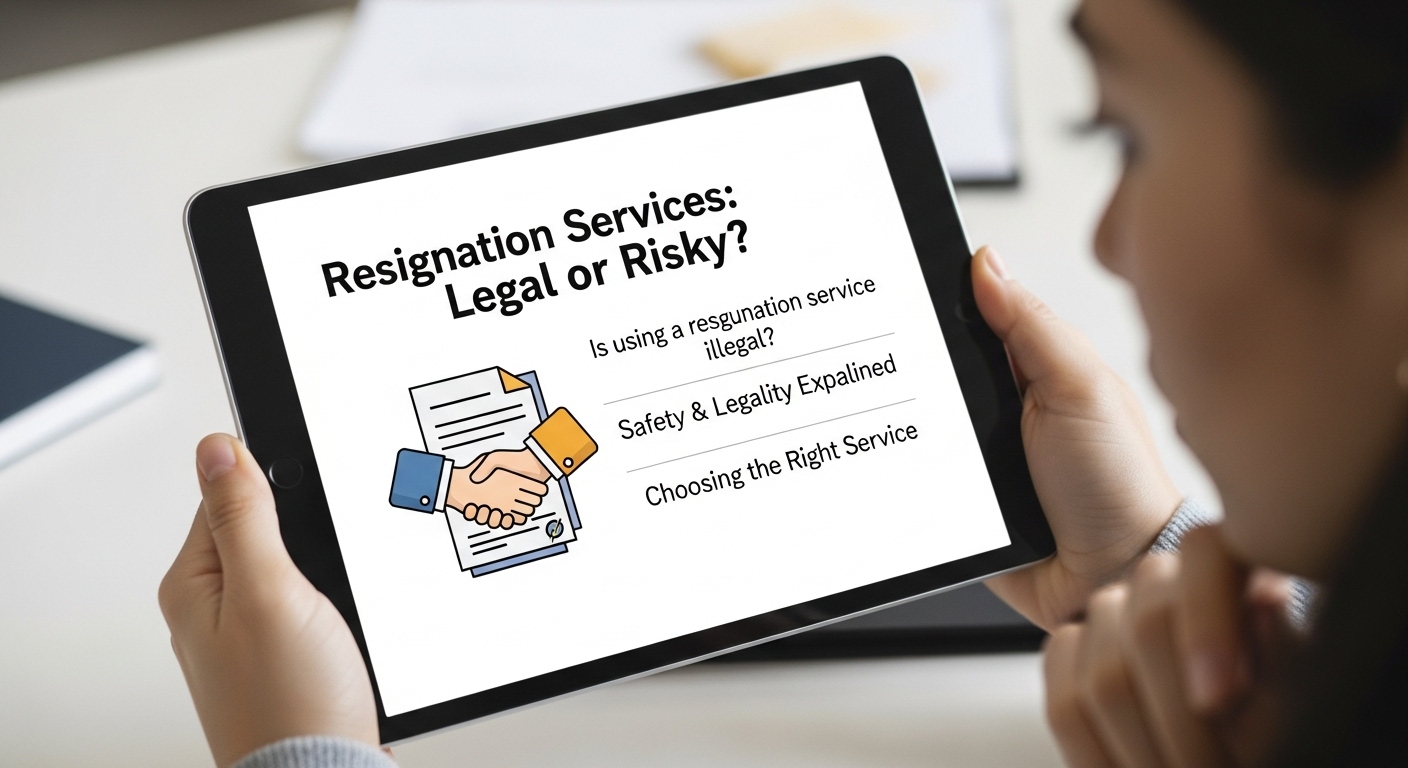 退職代行は違法？安全性とおすすめの選び方をわかりやすく解説